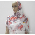2016 Alibaba HOT SALE Stock Muslim Fashion Floral Hijab Shawl